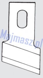 CZĘŚĆ MAIER DO BROTHER JUKI SINGER NÓŻ DO DZIURKARKI NR KAT. 71 3/4" (19,05MM)  HSS