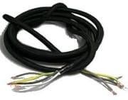 Przewód  elektryczny  w  oplocie bawełnianym  (4x1mm2) do żelazek Comel i innych (cena za metr bieżący).