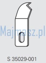 Część oryginał BROTHER nr kat. S35029001 / UPPER MOVABLE KNIFE (A)