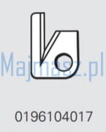 Część MAIER do Dürkopp Nóż nr kat. 0196104017