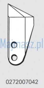 Część MAIER do Dürkopp Nóż nr kat. 0272007042