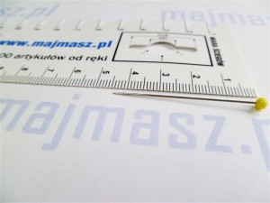 SKD-44 szpilki krawieckie stalowe kolorowe 44mm pudełko opak.10g