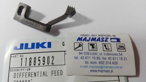 Część JUKI nr. kat. 11885902 / DIFFERENTIAL FEED DOG