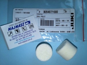 Część JUKI nr. kat. B3546771000 / OIL FELT