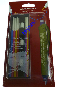 Zestaw 16 szt różnokolorowych wkładów  41106-3820 do ołówka krawieckiego