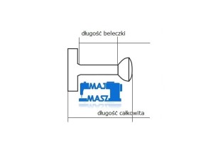 Łączniki czarne 3mm 06091-0 "BUTTONEER STD-SHORT NATUR"
