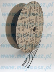 Łączniki czarne 11647-2 #11401-0 "1`(25MM) ELASTIC STAPLE" rolka 15.000szt Avery Dennison