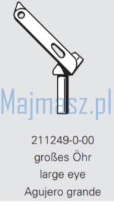 Rimoldi Chwytacz górny / upper looper nr kat. 211249-0-00 # 211249000 oryginalny