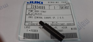Część JUKI nr. kat. 22924005 / PUMP BODY STRUT, REPLACEMENT PART FOR 113-92107