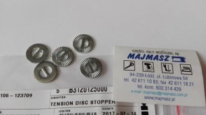 Część JUKI nr. kat. B3120125000 / TENSION DISC STOPPER