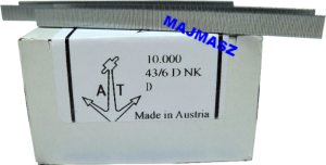 43/6 D NK  zszywki Anker-tex 6mm do tkanin opakowanie 10000szt do K1 Textile