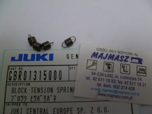 Część JUKI nr. kat. GBR01315000 / SPRĘŻYNKA / BLOCK TENSION SPRING