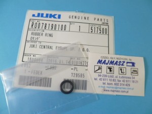 Część JUKI nr. kat. RO078190100 / ORING / RUBBER RING