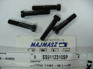 Część JUKI nr. kat. SS9112310SP / SCREW 11/64-40 L=23