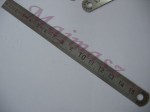 Linijka podręczna stalowa elastyczna długość 15 cm podziałka cm/mm art. 489/740RM