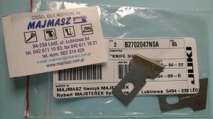 Część JUKI nr. kat. B2702047N0A / "KNIFE 3/4"""