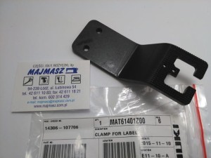 Część JUKI nr. kat. MAT61401Z00 / CLAMP FOR LABEL
