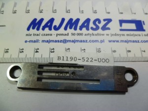 Płytka ściegowa B1190-522-U00 do stębnówki z odkrawaczem 1/4" (6,4mm) ZAMIENNIK TAIWAN B1190522U00