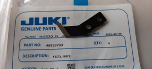 Część JUKI nr. kat. 40098763 / FIXED_KNIFE