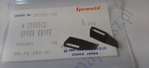UPPER KNIFE - część oryginał YAMATO nr kat. 3100512 # YM3100512