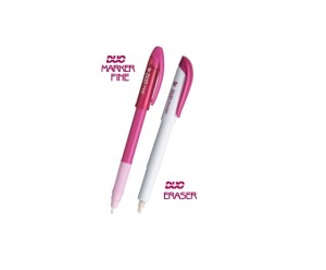 Pisak DUO FINE + Korektor ERASER DUO zestaw SEWLINE oryginalny japoński 