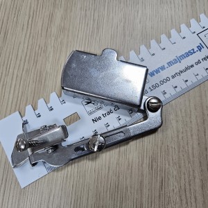 Linijka  magnetyczna wielofunkcyjna SMG duży magnes i docisk materiału