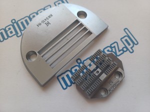 KN5410-N4 + KF5410-N4 Płytka + ząbki 4-rzędowe do stębnówek kroczących typu JUKI 5410, DURKOPP 274 itp