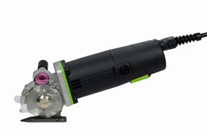 Rasor DS504 ręczny elektryczny nóż tarczowy do tekstyliów 230V, ostrze 50mm, 6-kątne