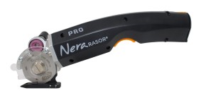 NERAPro Rasor lekki nóż tarczowy akumulatorowy ręczny 35 W, ostrze 50 mm do tekstyliów