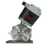 SW12SM Rasor elektryczny moduł odcinający do wbudowania (OEM), 230V, ostrze 120 mm, 8-kątne, zmodyfikowana przekładnia ślimakowa o wysokim momencie obrotowym, centralna wąska stopa
