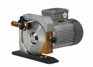 DD120ML Rasor elektryczny moduł odcinający do wbudowania (OEM), 380V, ostrze 120 mm, 8-kątne, napęd bezpośredni DirectDrive, lewy (lustrzany)