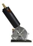 FP120SM Rasor pneumatyczny moduł odcinający do wbudowania (OEM), 800W, ostrze 120 mm, 8-kątne, centralna stopa, lewy (lustrzany)