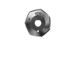 LA 50SEXTG Rasor ostrze tarczowe/nóż 50mm, 7-kątne EXTRA STEEL Germany (1.2419)