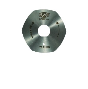LA 70EHSS Rasor ostrze tarczowe/nóż 70mm, 6-kątne HSS STEEL  