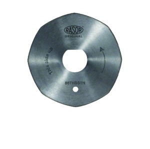 LA 86THSSTN Rasor ostrze tarczowe/nóż 86mm, 8-kątne HSS STEEL pokrywane tytanem T.I.N. COATED