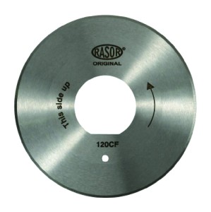 LA 120CF Rasor ostrze tarczowe/nóż 120mm, okrągłe EXTRA STEEL 