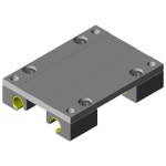 RV C30-03 Rasor Prowadnik aluminiowy do montażu na systemie szynowym W1040 do jednostek tnących  długość 100mm