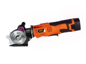 BOBCUT Rasor mocny nóż tarczowy akumulatorowy ręczny 150 W, ostrze 70 mm