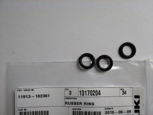 Część JUKI nr. kat. 13170204 / RUBBER RING