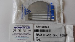 Część JUKI nr. kat. B1109415H0B / THROAT PLATE (H), REPLACEMENT PART FOR B1109-415-H