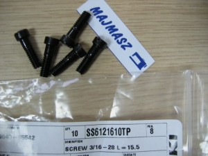 Część JUKI nr. kat. SS6121610TP / SCREW 3/16-28 L=15.5