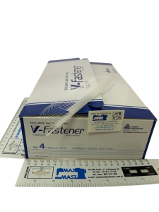 Łączniki białe "V TOOL FASTENERS 4" 100 mm 13003-0