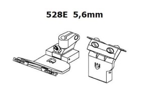 528E 5,6MM stopka do renderki do wszywania gumy regulowana ZAMIENNIK TAIWAN