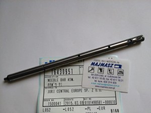 Część JUKI nr. kat. 16430951  igielnica / NEEDLE BAR ASM.