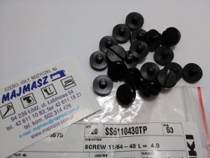 Część JUKI nr. kat. SS6110430TP /WKRĘT/ SCREW 11/64-40 L= 4.0