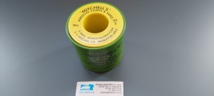 Sznurek ścierny wygładzający 52-S Silicon Carbide średnica 1.40 ziarno 150 rolka 15 metrów E.C. Mitchell CO. abrasive cord