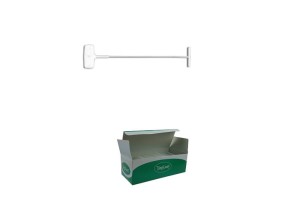 Łączniki STANDARD wersja ekonomiczna TE-40PP-PLUS WHT 40MM TAG EASY PP opak. 10tys/szt