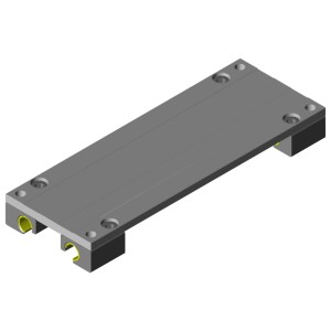 RV C30-0302 Rasor Prowadnik aluminiowy do montażu na systemie szynowym W1040 do jednostek tnących długość 200 mm