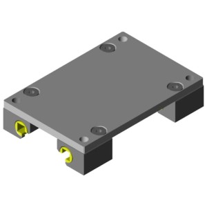 RV C30-0401 Rasor Prowadnik aluminiowy do montażu na systemie szynowym W0630, do ręcznych narzędzi tnących długość 80mm