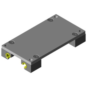 RV C30-0402 Rasor Prowadnik aluminiowy do montażu na systemie szynowym W0630, do ręcznych narzędzi tnących długość 100 mm